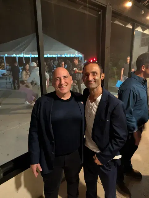 Chris Brandlin with Dr. Ovadia