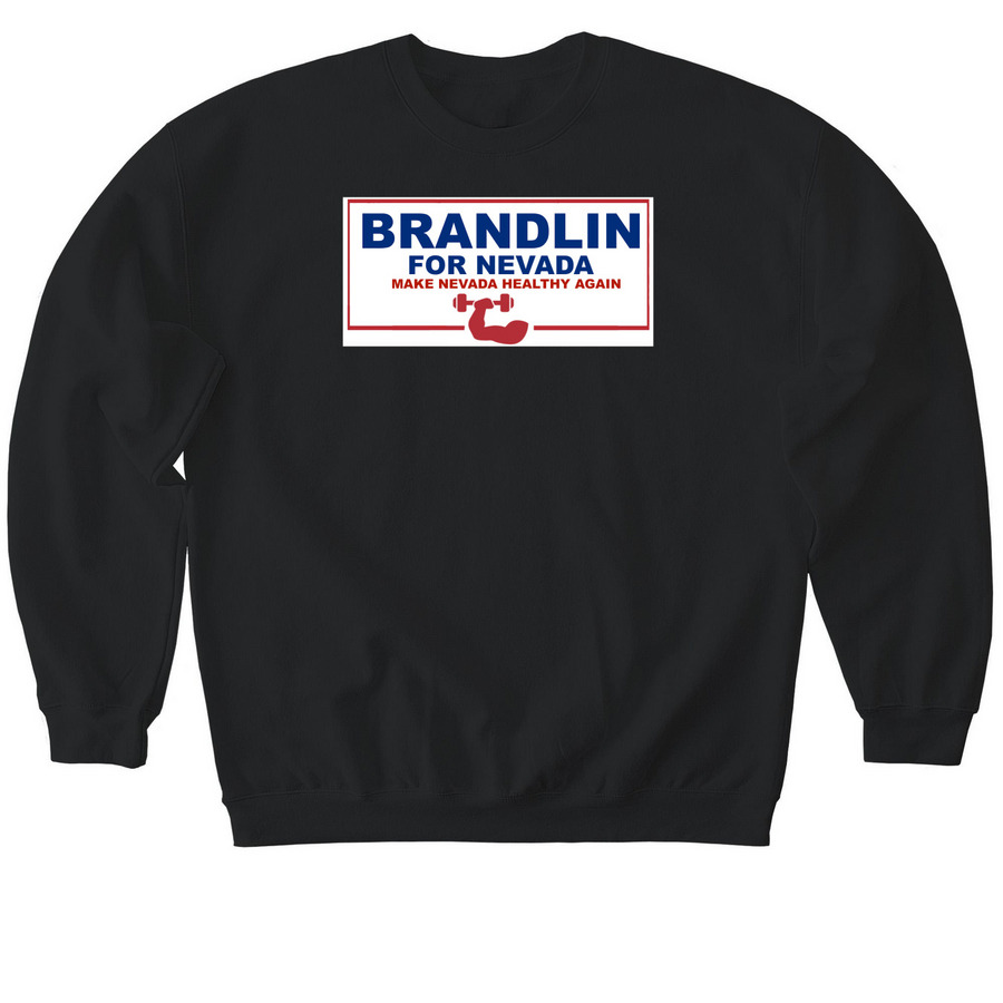 Brandlin for Nevada Softstyle Crewneck Sweatshirt - Make Nevada Healthy Again design