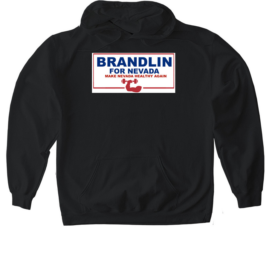 Brandlin for Nevada Softstyle Pullover Hoodie - Make Nevada Healthy Again design